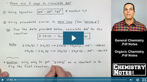S16E3 - Spontaneous Reactions and the Gibbs Free Energy Equation