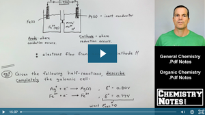 S17E3 - Galvanic Cell Examples and Balancing Half-Reactions