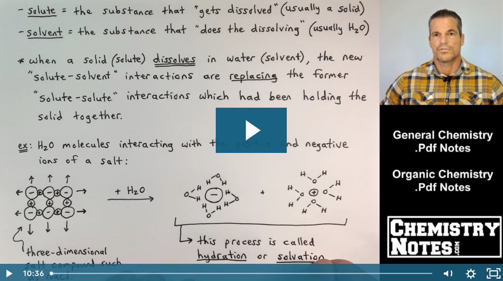 S4E1 - Solutes, Solvents, and Aqueous Solutions of Water
