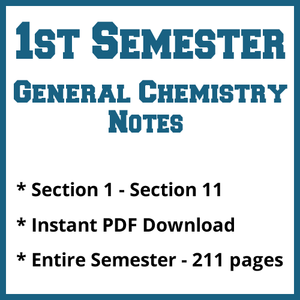 First Semester General Chemistry Notes | ChemistryNotes.com