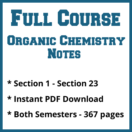 Full Course Organic Chemistry Notes