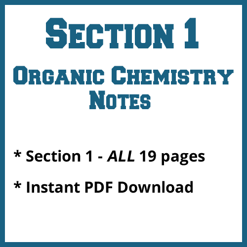 Section 1 Organic Chemistry Notes